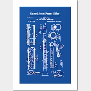 US Patent - Clarinet Posters and Art